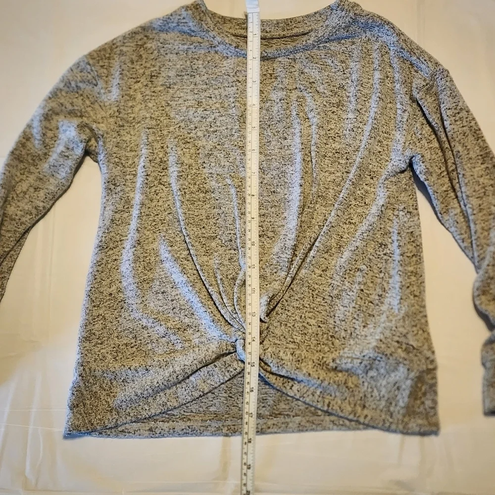 The‎ Children’s Place Front Tie Sweater | Girls M 7/8 | Gray